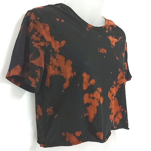 Free Add-on George Crop Top in Rust & Black, Size S - Picture 1 of 9
